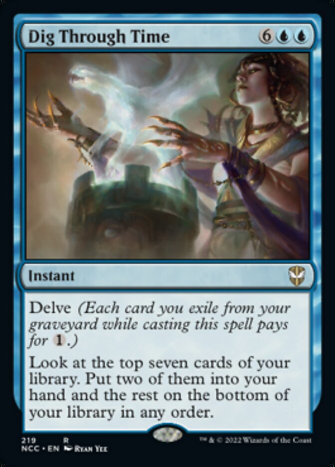 Dig Through Time [Streets of New Capenna Commander] | Cards and Coasters CA