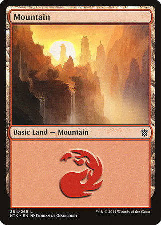 Mountain (264) [Khans of Tarkir] | Cards and Coasters CA