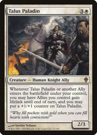 Talus Paladin [Worldwake] | Cards and Coasters CA