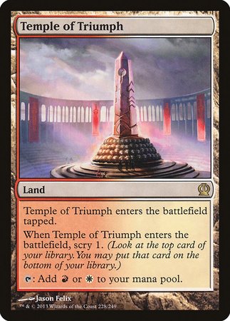 Temple of Triumph [Theros] | Cards and Coasters CA