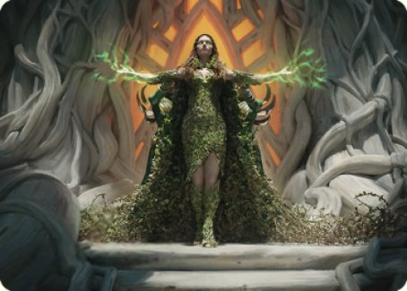 Titania, Voice of Gaea Art Card [The Brothers' War Art Series] | Cards and Coasters CA