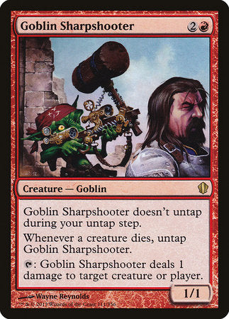 Goblin Sharpshooter [Commander 2013] | Cards and Coasters CA