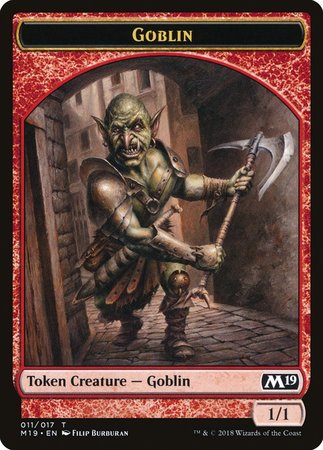 Goblin Token [Core Set 2019 Tokens] | Cards and Coasters CA