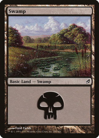 Swamp (290) [Lorwyn] | Cards and Coasters CA