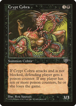 Crypt Cobra [Mirage] | Cards and Coasters CA