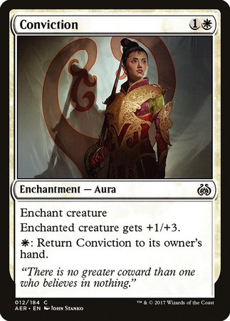 Conviction [Aether Revolt] | Cards and Coasters CA