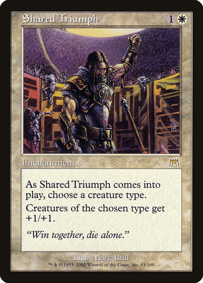 Shared Triumph [Onslaught] | Cards and Coasters CA