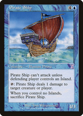 Pirate Ship [Time Spiral Timeshifted] | Cards and Coasters CA