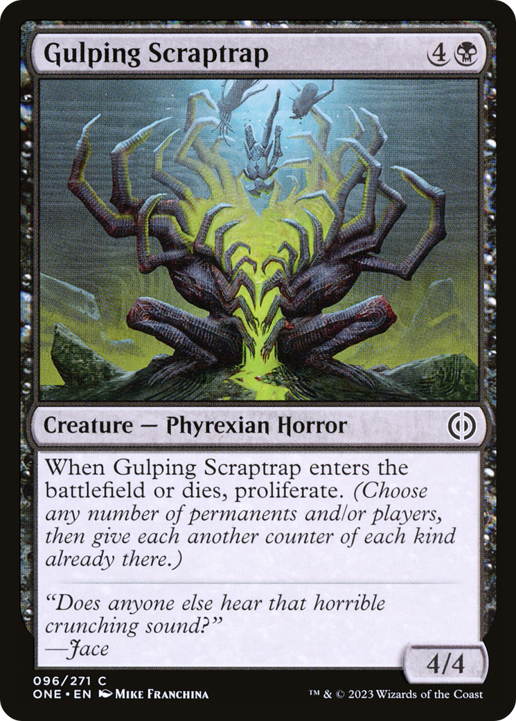Gulping Scraptrap [Phyrexia: All Will Be One] | Cards and Coasters CA