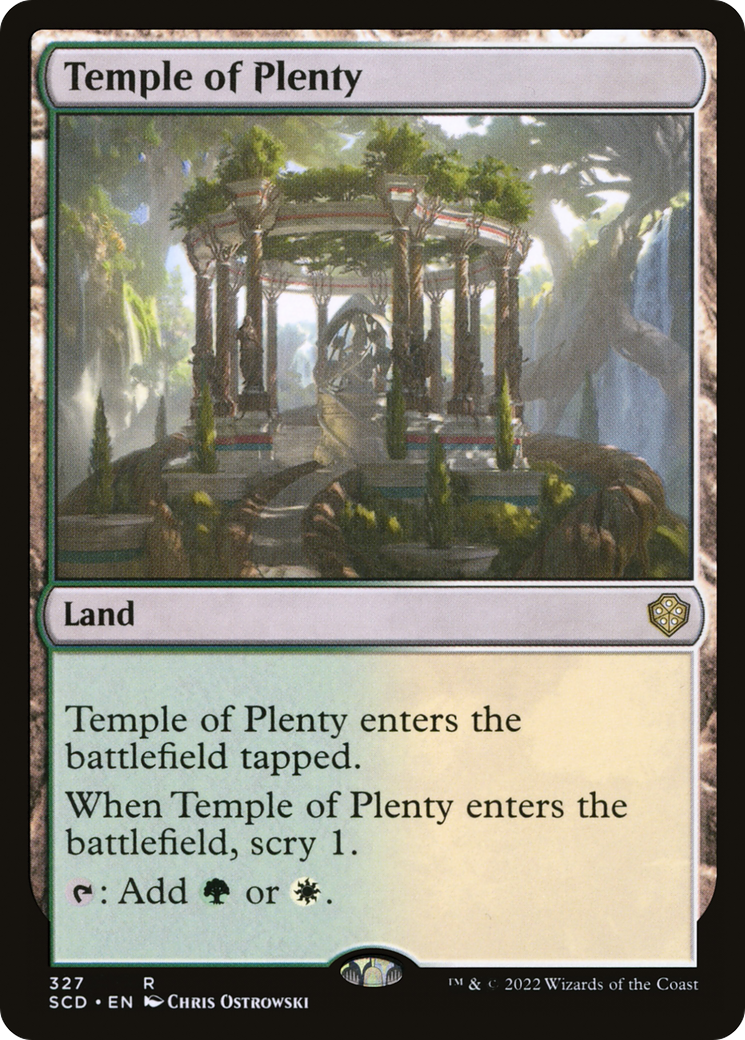 Temple of Plenty [Starter Commander Decks] | Cards and Coasters CA