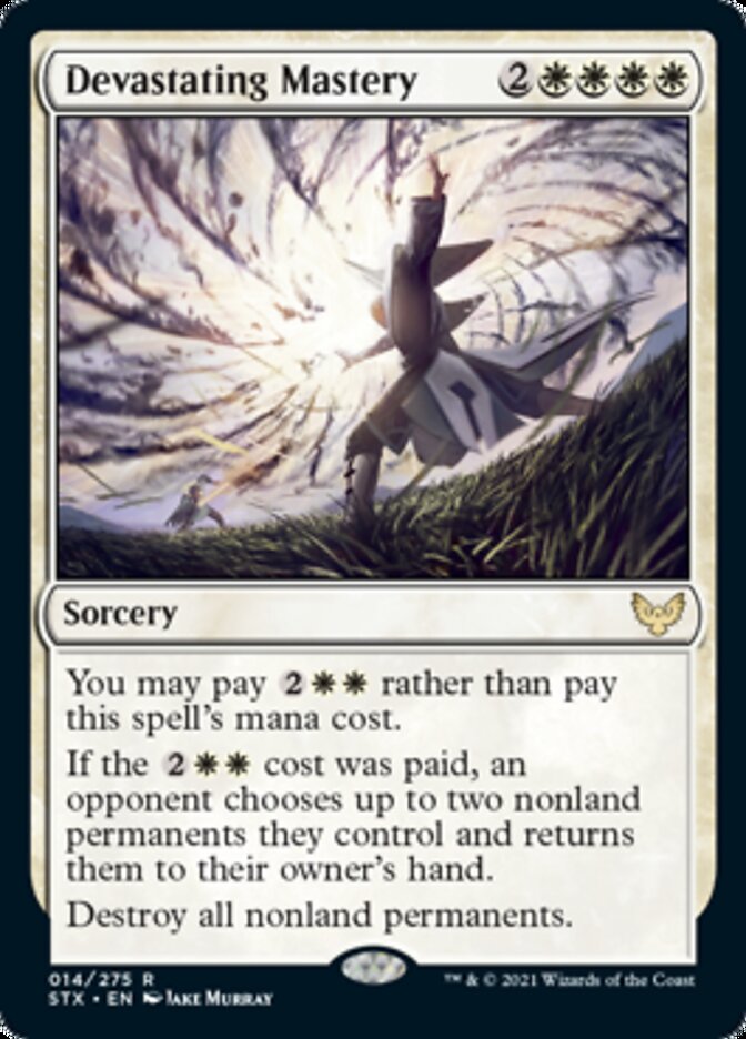 Devastating Mastery [Strixhaven: School of Mages] | Cards and Coasters CA