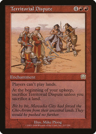 Territorial Dispute [Mercadian Masques] | Cards and Coasters CA