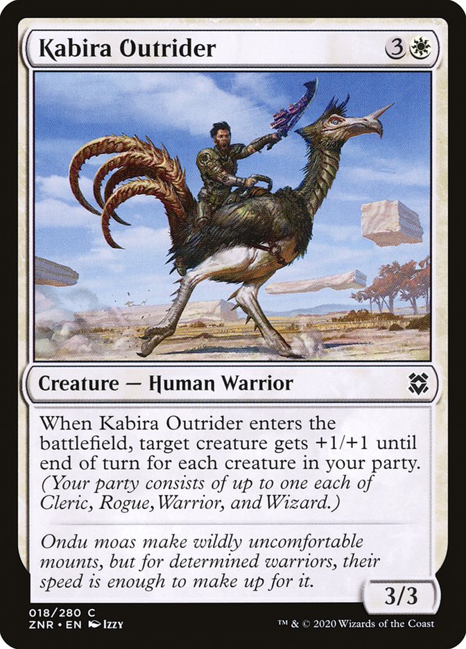 Kabira Outrider [Zendikar Rising] | Cards and Coasters CA