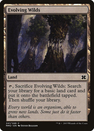 Evolving Wilds [Modern Masters 2015] | Cards and Coasters CA