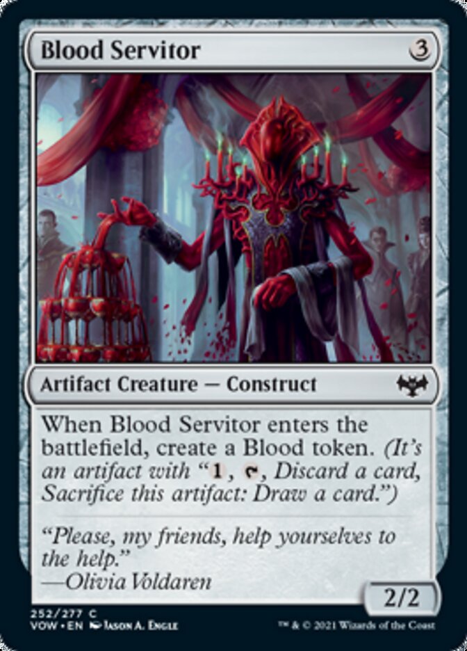 Blood Servitor [Innistrad: Crimson Vow] | Cards and Coasters CA
