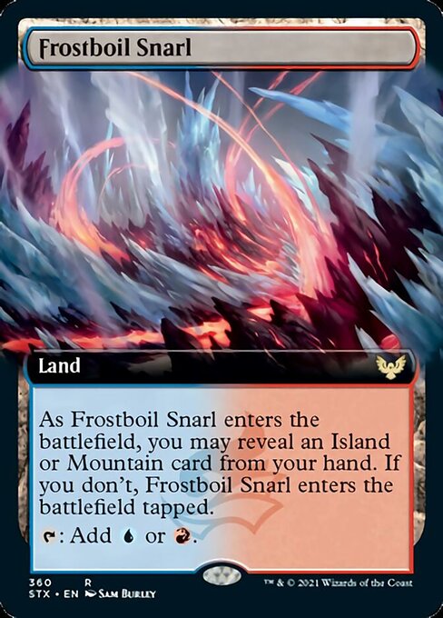 Frostboil Snarl (Extended) [Strixhaven: School of Mages] | Cards and Coasters CA