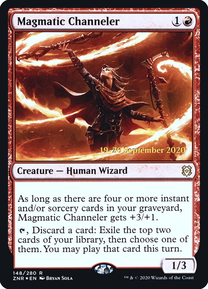 Magmatic Channeler  [Zendikar Rising Prerelease Promos] | Cards and Coasters CA