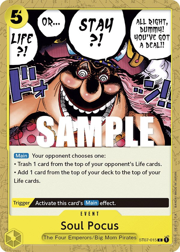 Soul Pocus [Starter Deck: Big Mom Pirates] | Cards and Coasters CA