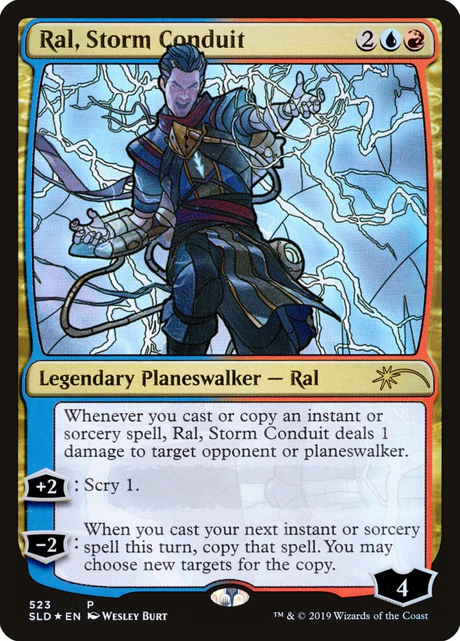 Ral, Storm Conduit (Stained Glass) [Secret Lair Drop Promos] | Cards and Coasters CA