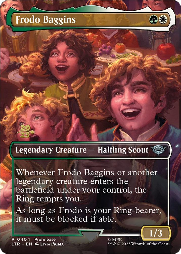 Frodo Baggins [The Lord of the Rings: Tales of Middle-Earth Prerelease Promos] | Cards and Coasters CA