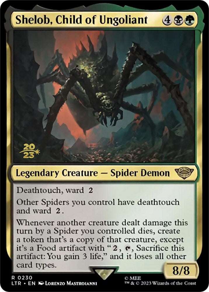 Shelob, Child of Ungoliant [The Lord of the Rings: Tales of Middle-Earth Prerelease Promos] | Cards and Coasters CA