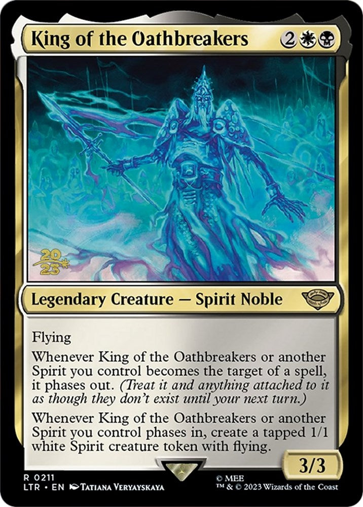 King of the Oathbreakers [The Lord of the Rings: Tales of Middle-Earth Prerelease Promos] | Cards and Coasters CA