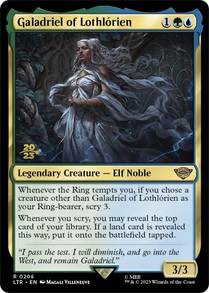 Galadriel of Lothlorien [The Lord of the Rings: Tales of Middle-Earth Prerelease Promos] | Cards and Coasters CA