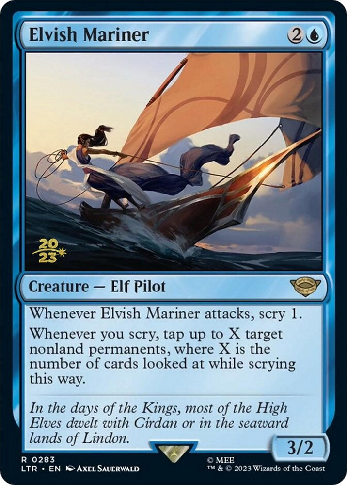 Elvish Mariner [The Lord of the Rings: Tales of Middle-Earth Prerelease Promos] | Cards and Coasters CA