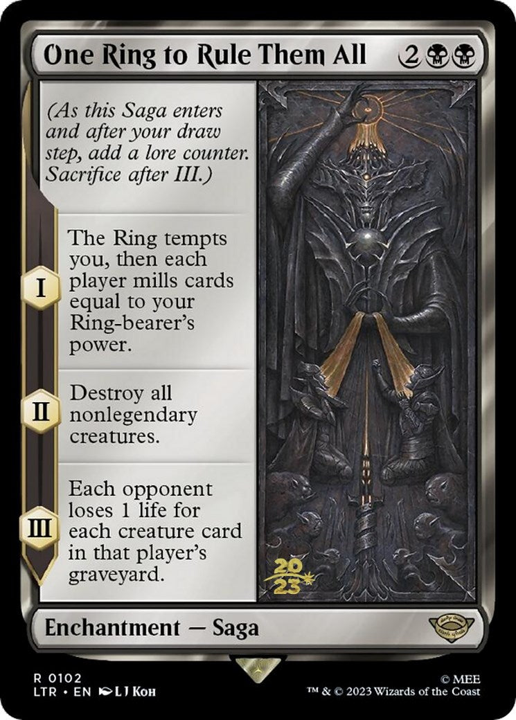 One Ring to Rule Them All [The Lord of the Rings: Tales of Middle-Earth Prerelease Promos] | Cards and Coasters CA