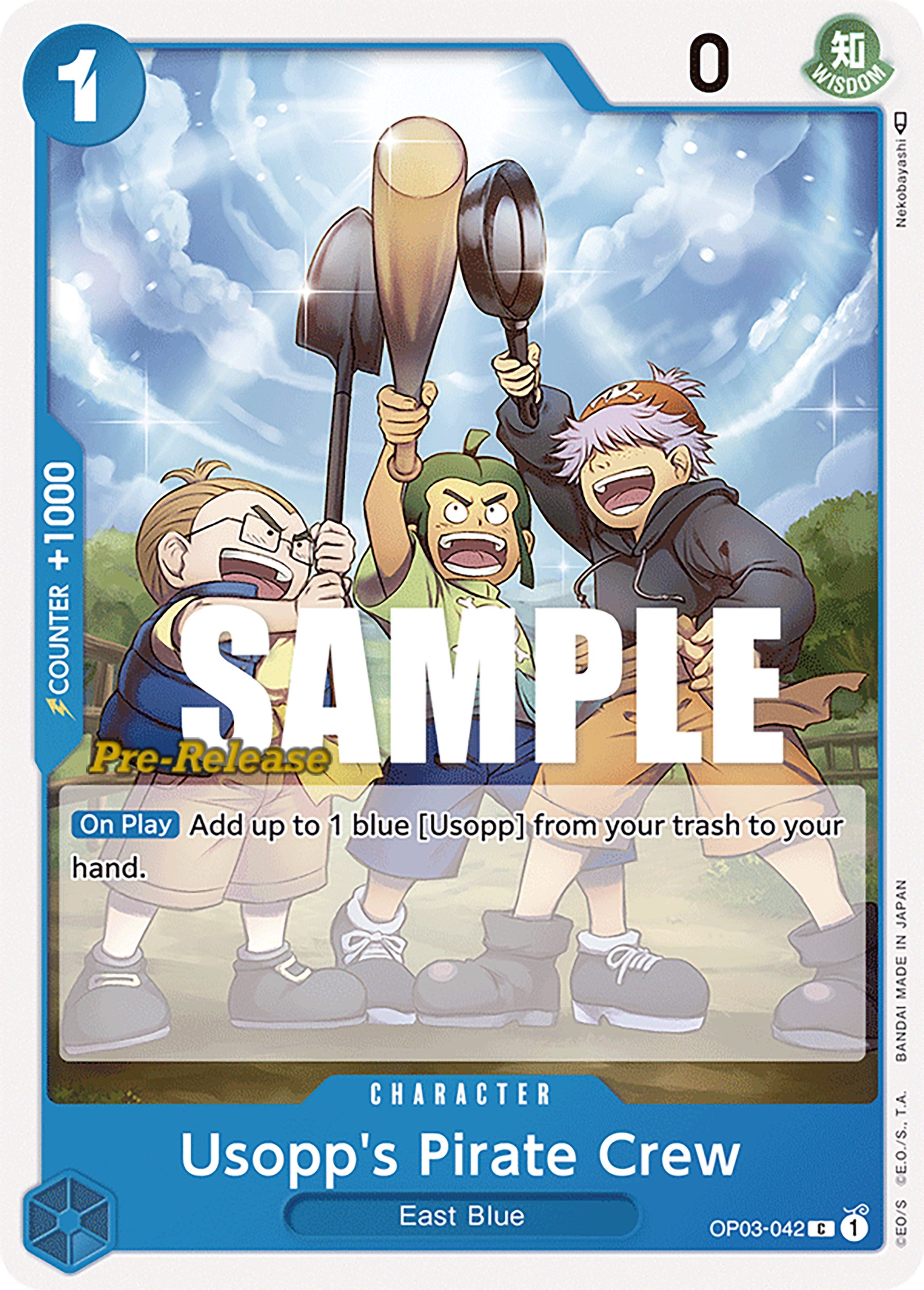 Usopp's Pirate Crew [Pillars of Strength Pre-Release Cards] | Cards and Coasters CA