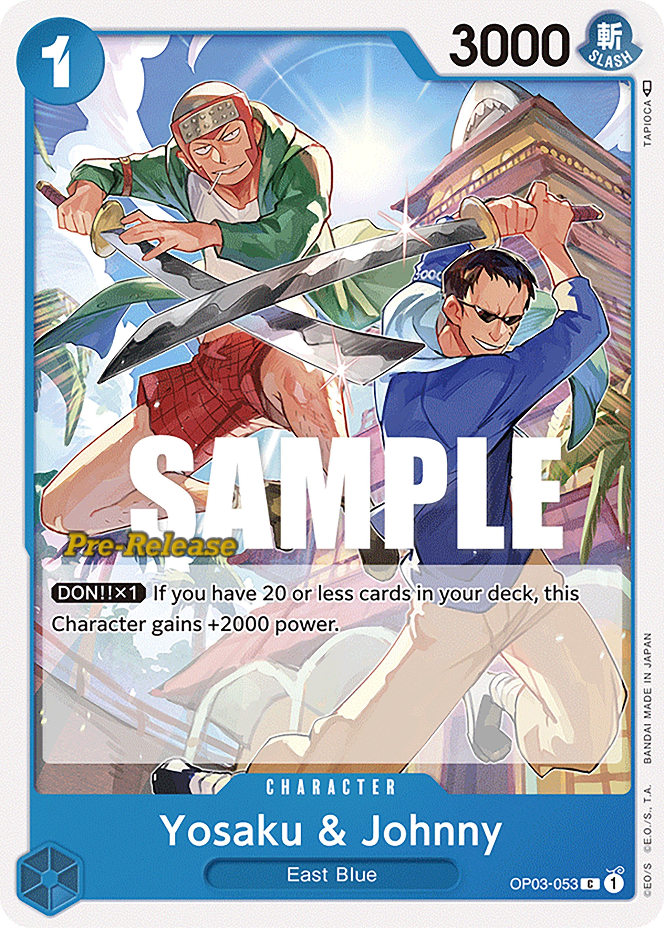 Yosaku & Johnny [Pillars of Strength Pre-Release Cards] | Cards and Coasters CA