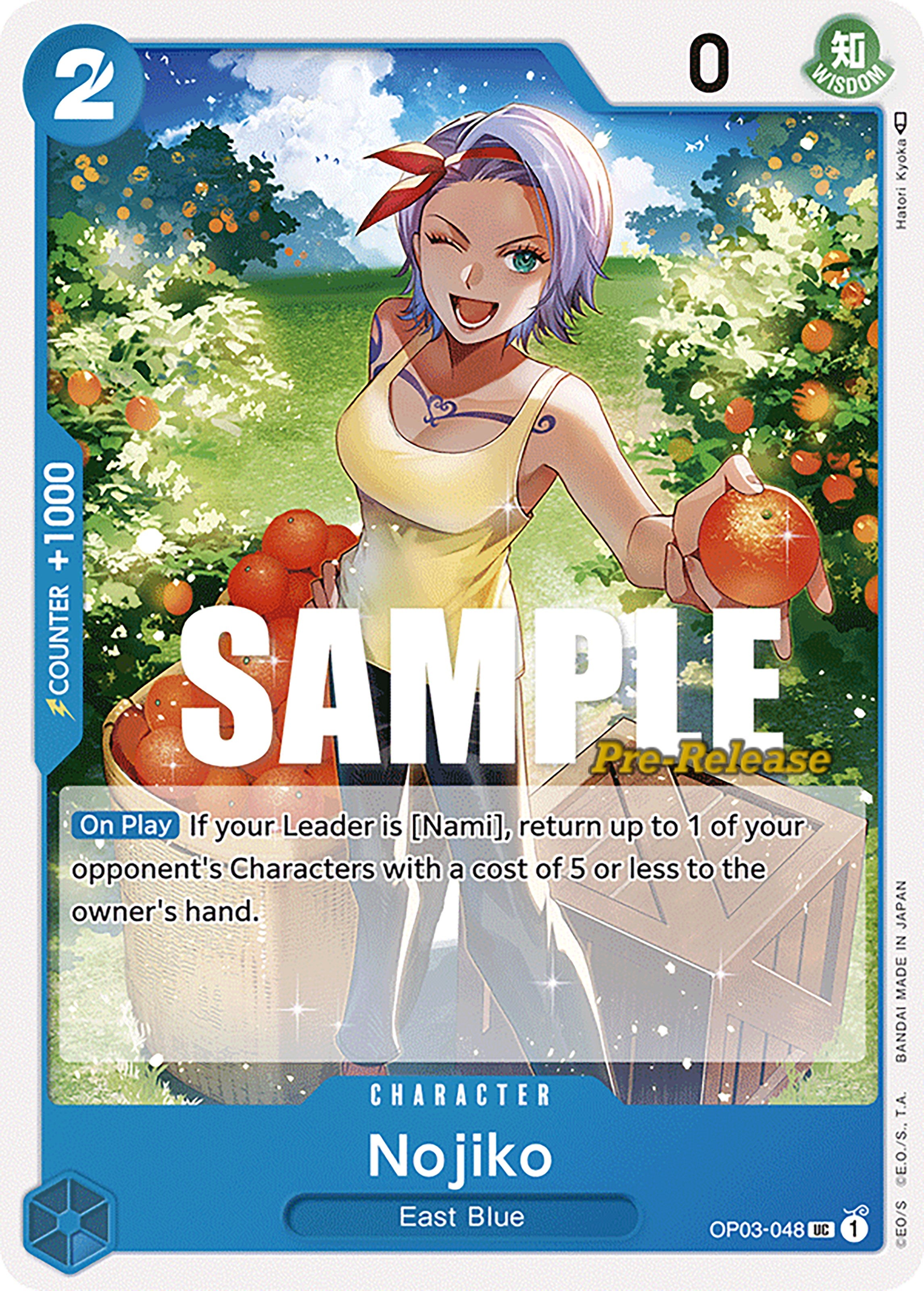 Nojiko [Pillars of Strength Pre-Release Cards] | Cards and Coasters CA