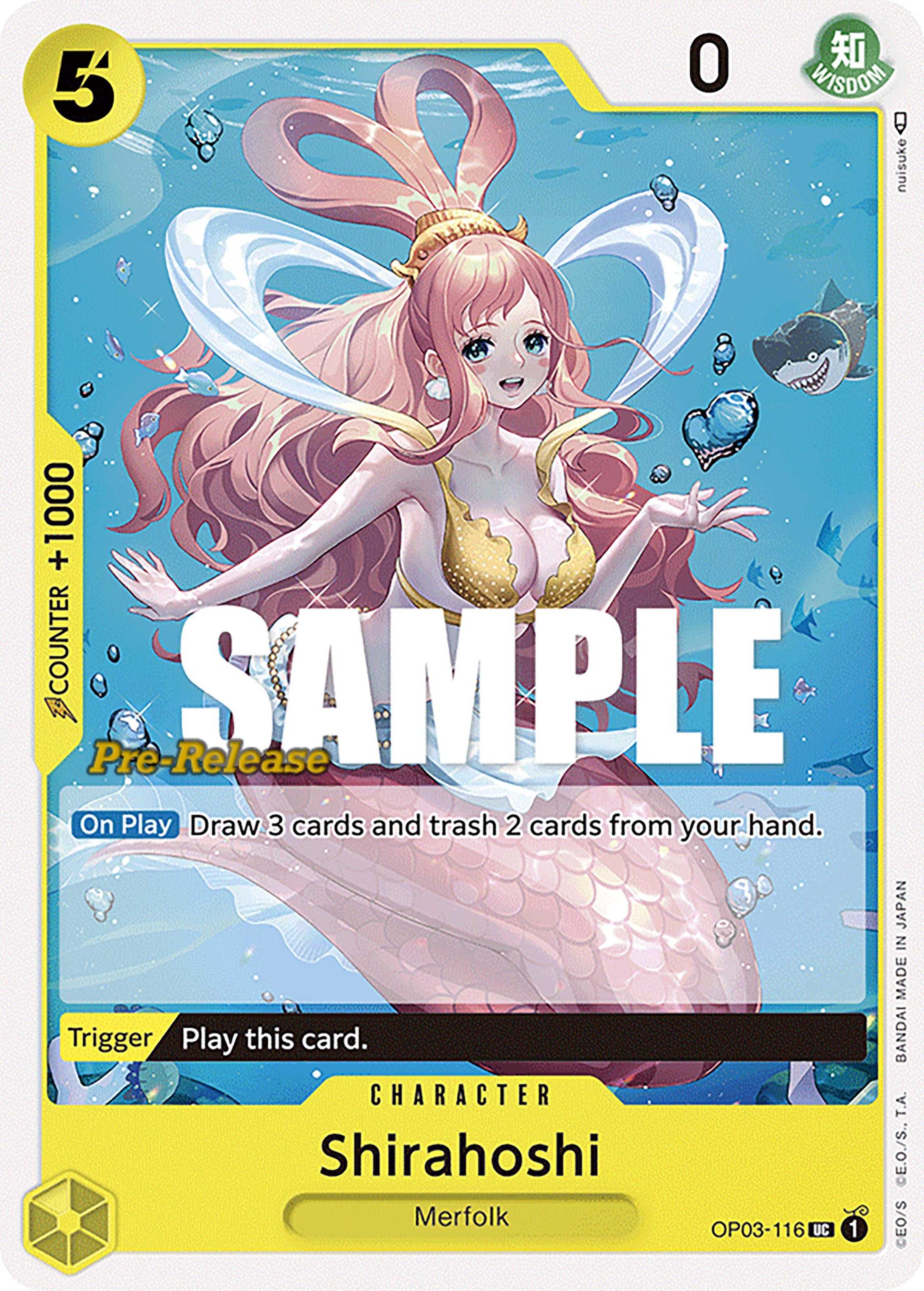 Shirahoshi [Pillars of Strength Pre-Release Cards] | Cards and Coasters CA