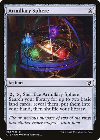 Armillary Sphere [Commander 2019] | Cards and Coasters CA