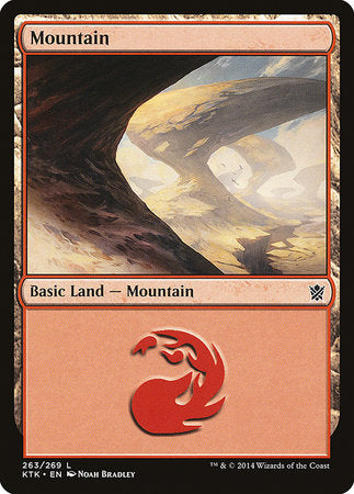 Mountain (263) [Khans of Tarkir] | Cards and Coasters CA