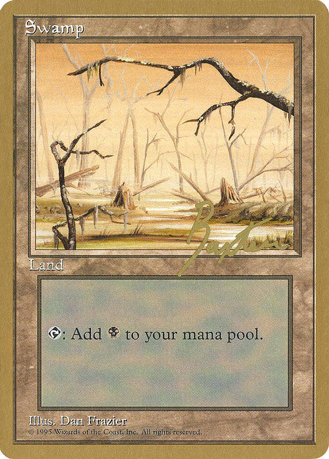 Swamp (gb370) (George Baxter) [Pro Tour Collector Set] | Cards and Coasters CA