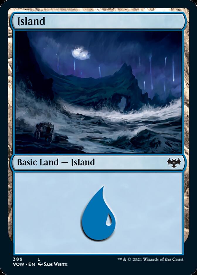 Island (399) [Innistrad: Crimson Vow] | Cards and Coasters CA