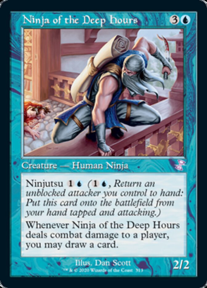 Ninja of the Deep Hours (Timeshifted) [Time Spiral Remastered] | Cards and Coasters CA