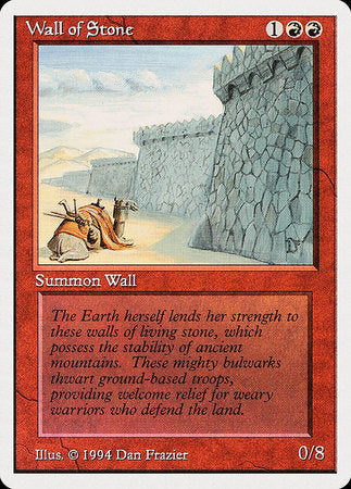 Wall of Stone [Summer Magic / Edgar] | Cards and Coasters CA