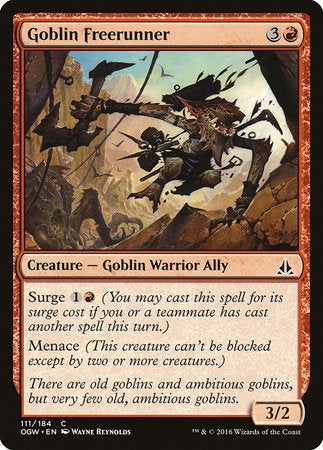 Goblin Freerunner [Oath of the Gatewatch] | Cards and Coasters CA