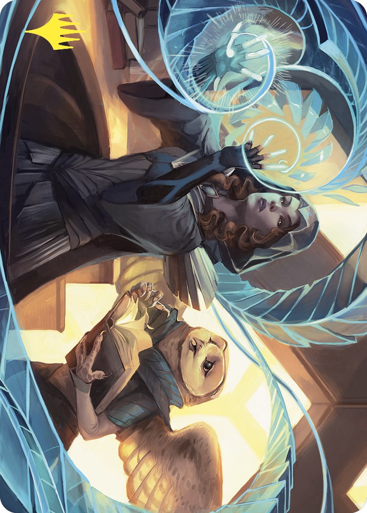 Personal Tutor Art Card (Gold-Stamped) [Commander Masters Art Series] | Cards and Coasters CA