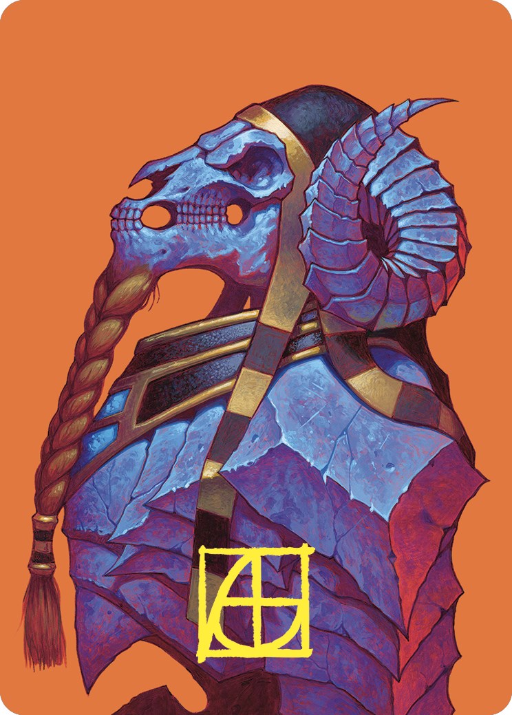 Neheb, the Eternal Art Card (Gold-Stamped Signature) [Commander Masters Art Series] | Cards and Coasters CA