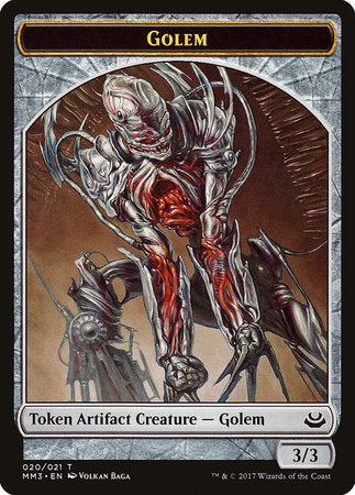 Golem Token [Modern Masters 2017 Tokens] | Cards and Coasters CA