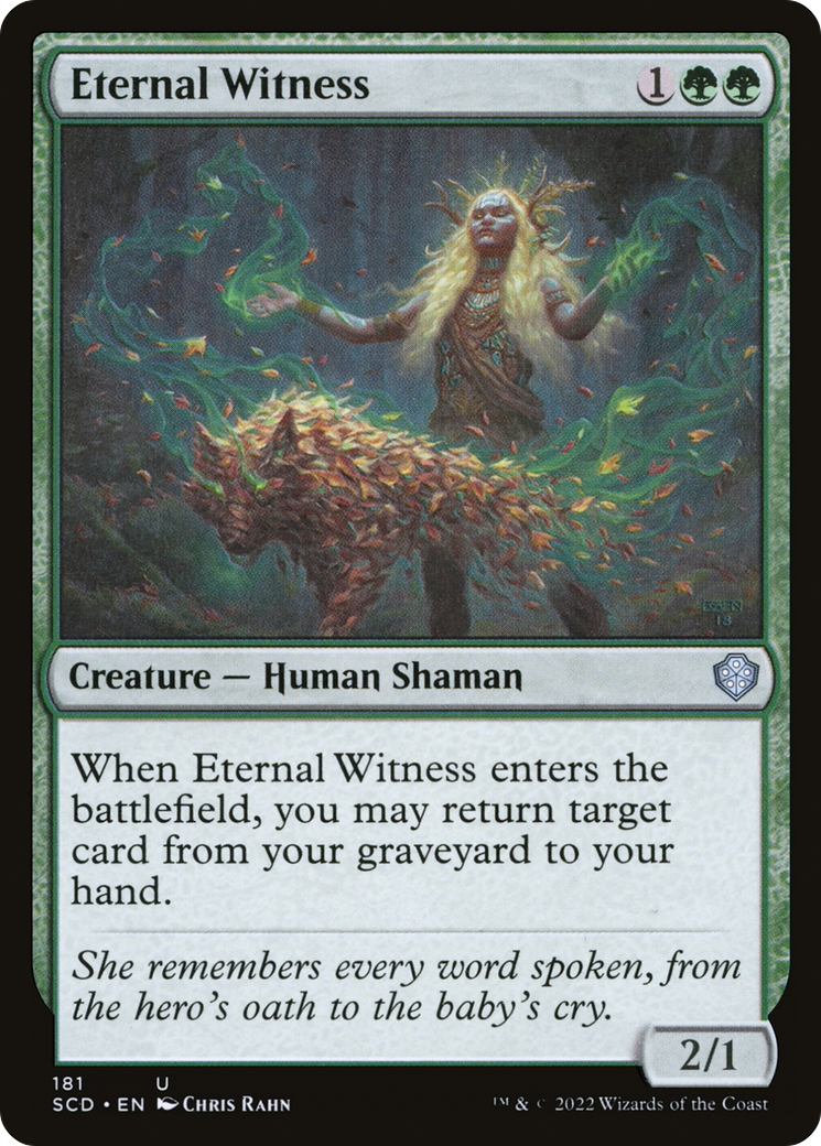 Eternal Witness [Starter Commander Decks] | Cards and Coasters CA