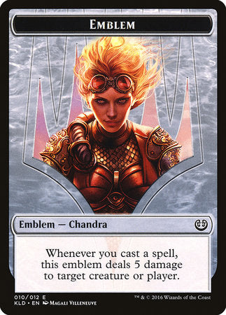 Emblem - Chandra, Torch of Defiance [Kaladesh Tokens] | Cards and Coasters CA