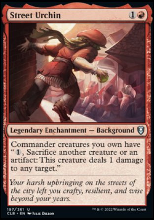 Street Urchin [Commander Legends: Battle for Baldur's Gate] | Cards and Coasters CA