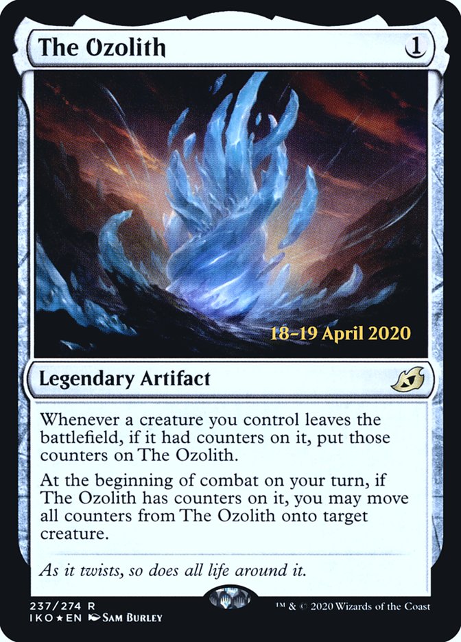 The Ozolith  [Ikoria: Lair of Behemoths Prerelease Promos] | Cards and Coasters CA