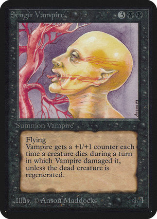 Sengir Vampire [Limited Edition Alpha] | Cards and Coasters CA