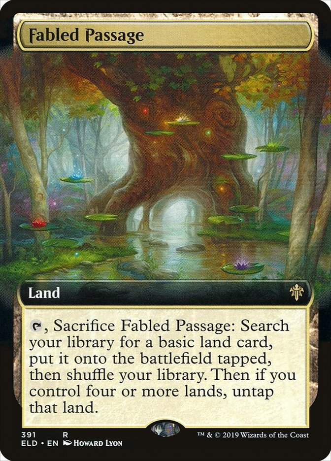 Fabled Passage (Extended Art) [Throne of Eldraine] | Cards and Coasters CA