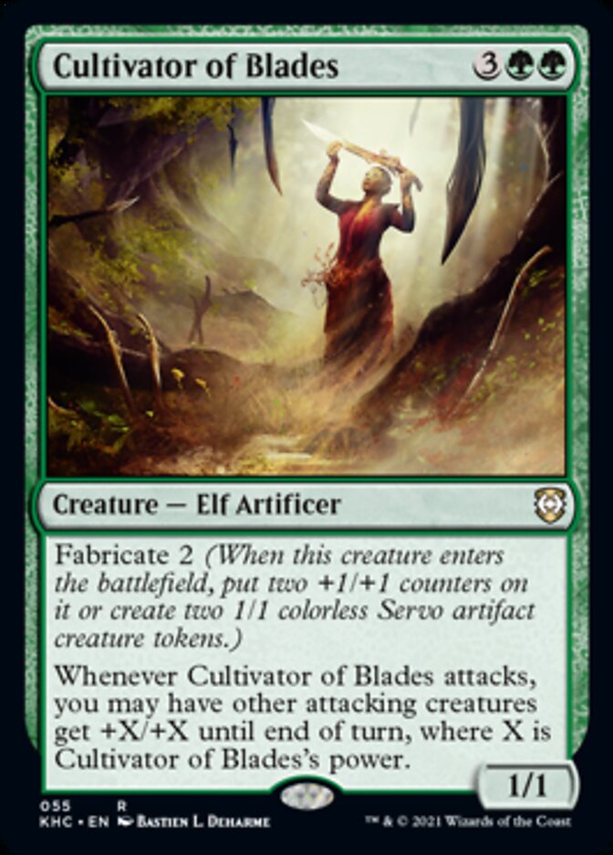 Cultivator of Blades [Kaldheim Commander] | Cards and Coasters CA